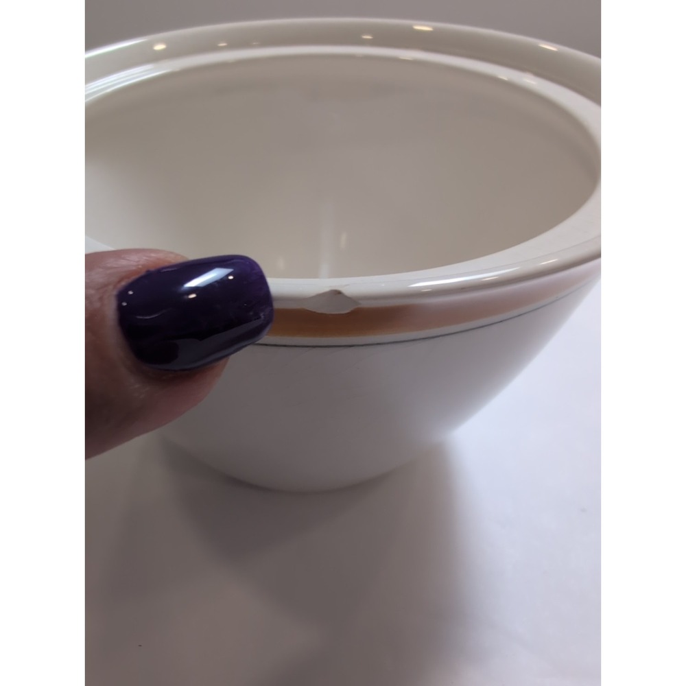 Franciscan Pickwick White Stone Ware Cream & Sugar Set - Picture 9 of 10